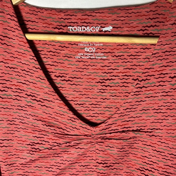 NWT Toad & Co Amelia Cap Sleeve Dress size small - Picture 2 of 7